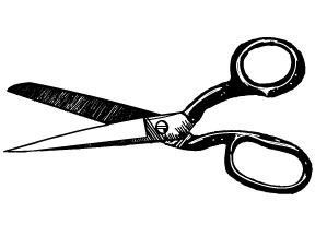 It's a pair of scissors.